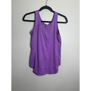 Athleta Purple Tank Top Athletic Fit Women's XS V Neck‎ Performance Workout
